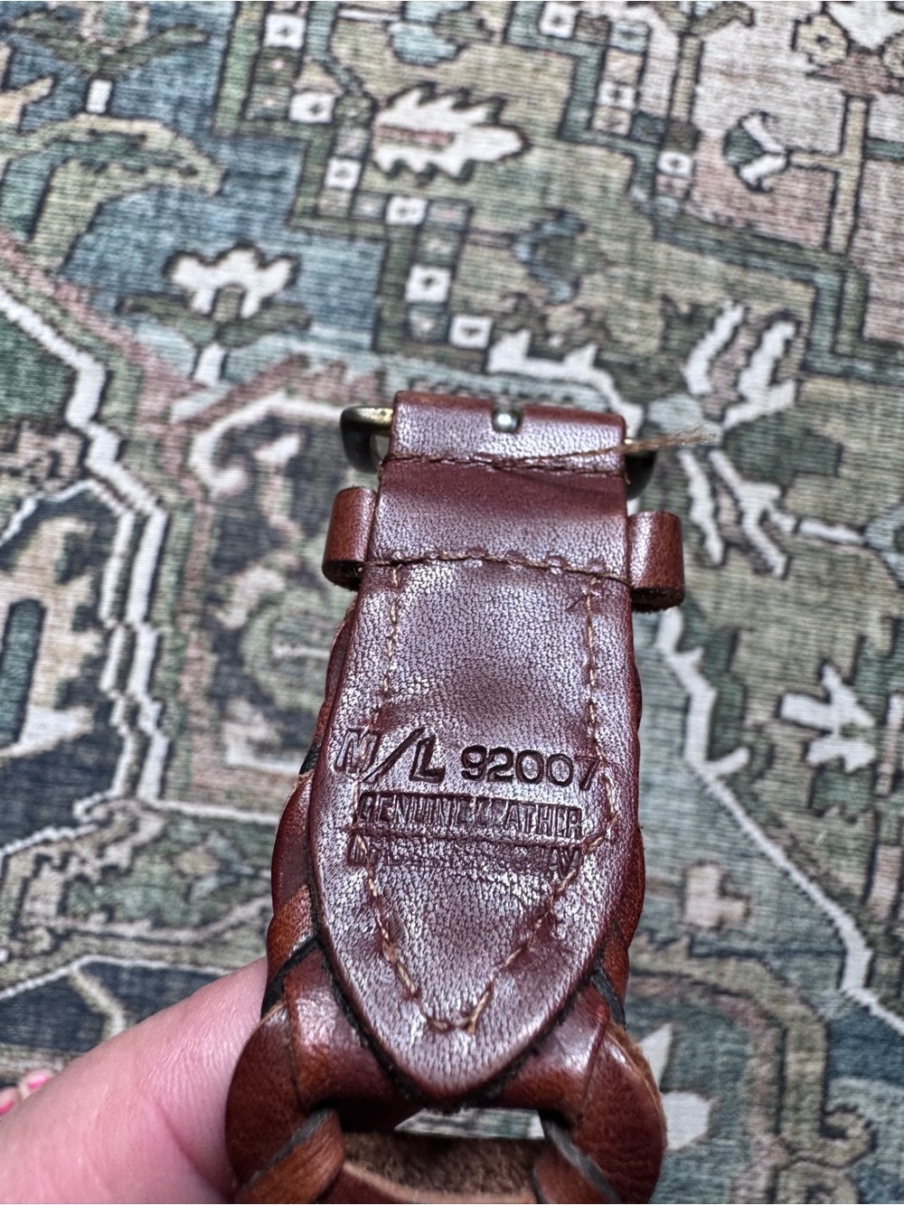 Vintage the Limited Genuine Leather Ladder Belt M/L - Picture 3 of 5